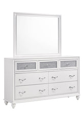 Coaster Barzini Rectangle Dresser Mirror White Model 205894